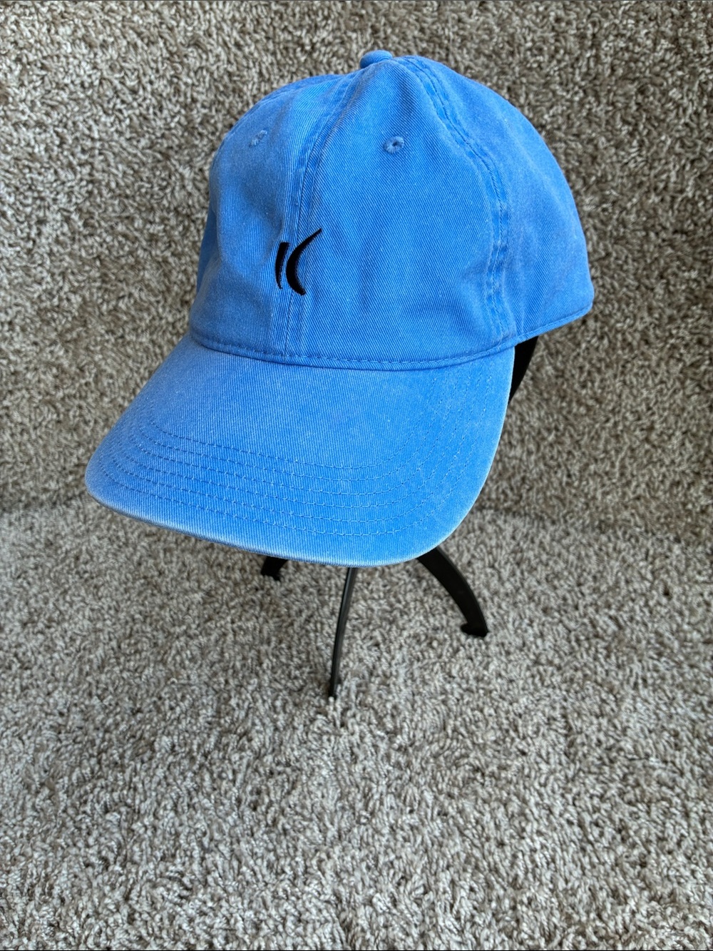Richardson Blue Baseball Cap with Small Black Logo